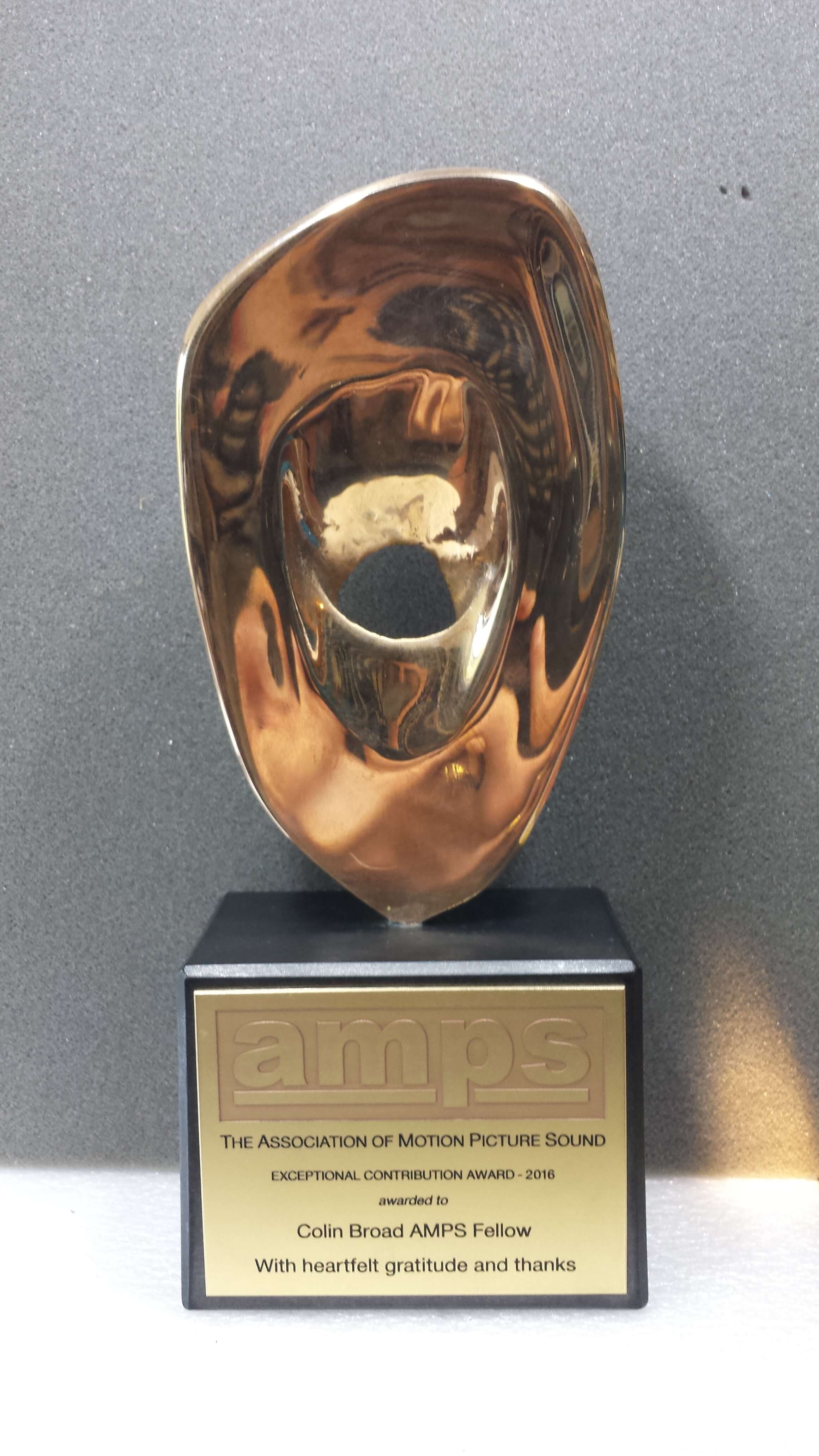AMPS 2016 Award